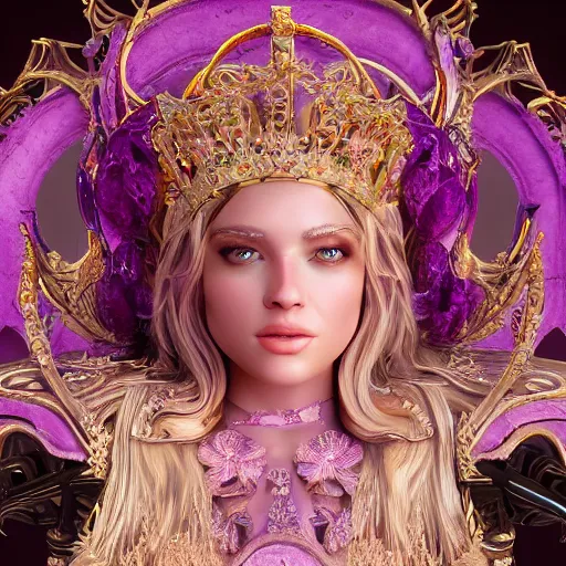 Image similar to princess of amethyst, ornate, intricate, hyper detailed, stunning, 4 k, octane render