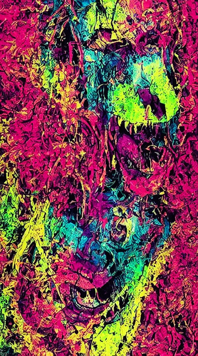 Prompt: The moster beautiful phone wallpaper