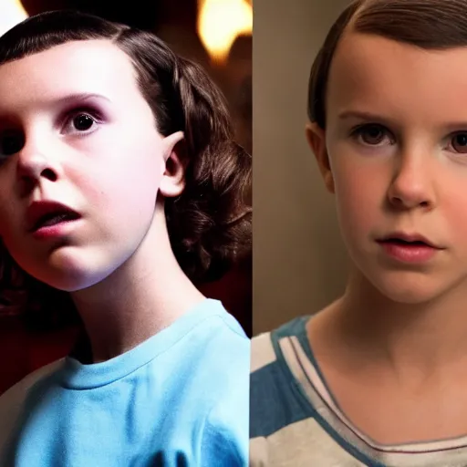 Image similar to millie bobby brown in stranger things