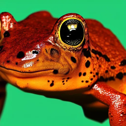 Image similar to aboriginal frog portrait,frontal, artstation, colorful, studio lighting, soft lighting