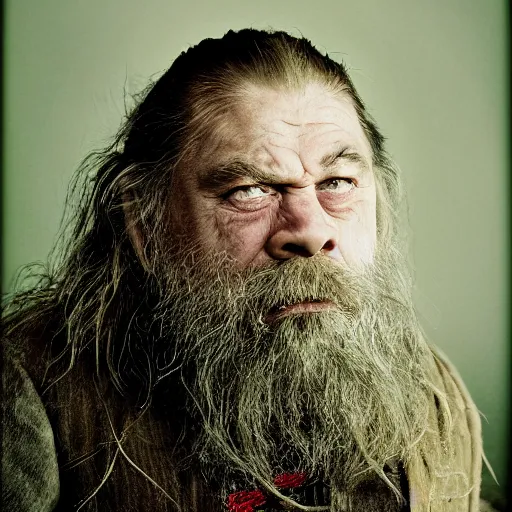 Prompt: damn feisty dwarf degenerate, insanely detailed photo portrait by Annie Leibovitz