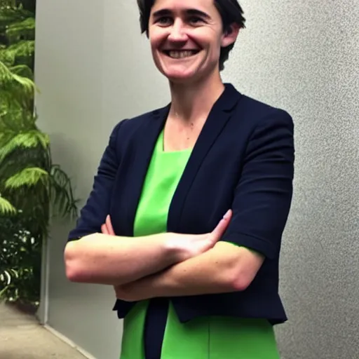 Image similar to a nice photograph of green party of aotearoa new zealand mp chloe swarbrick