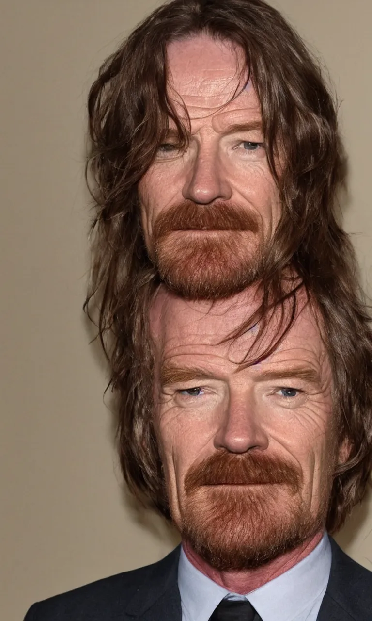 Image similar to Bryan Cranston long hair