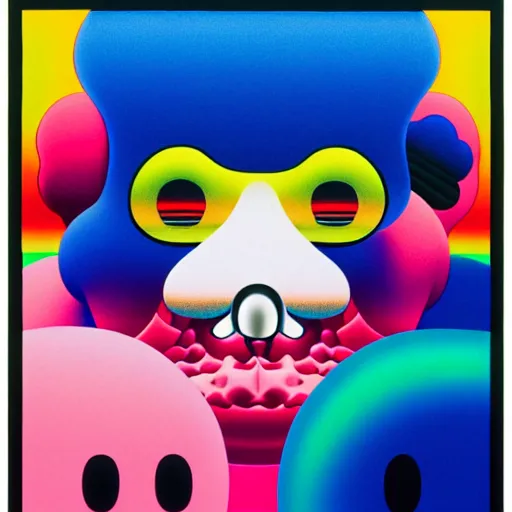 Image similar to packageby shusei nagaoka, kaws, david rudnick, airbrush on canvas, pastell colours, cell shaded, 8 k