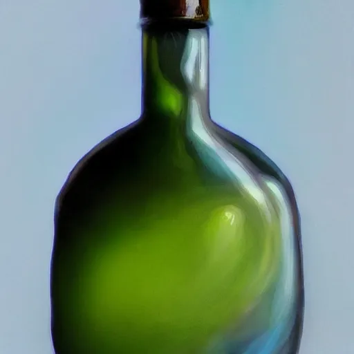 Image similar to mana potion,realistic and beautiful,artstation