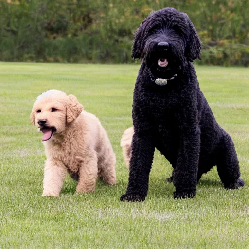 Large hotsell black labradoodle