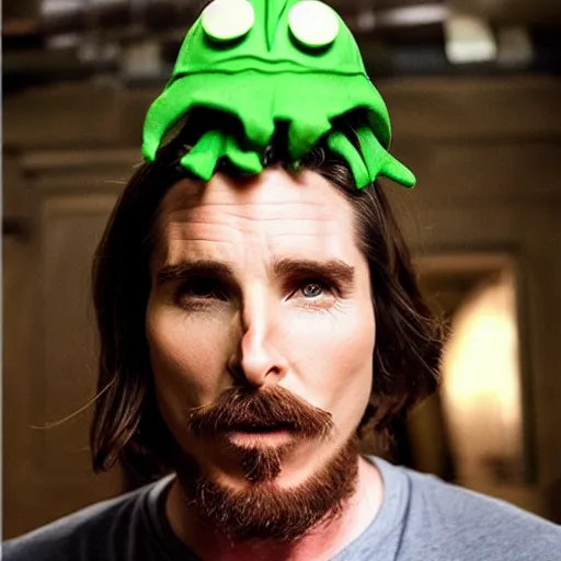 Image similar to christian bale as cthulu