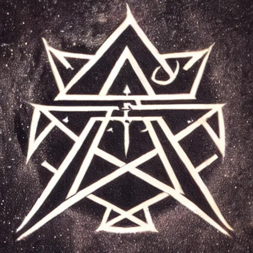 Image similar to goetic sigil for summoning ishtar