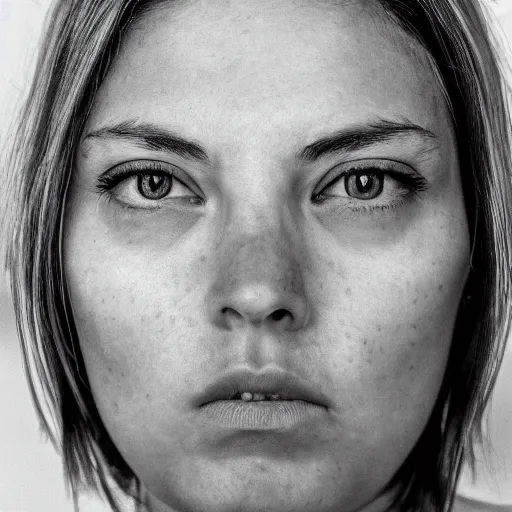 Image similar to average face portrait photograph