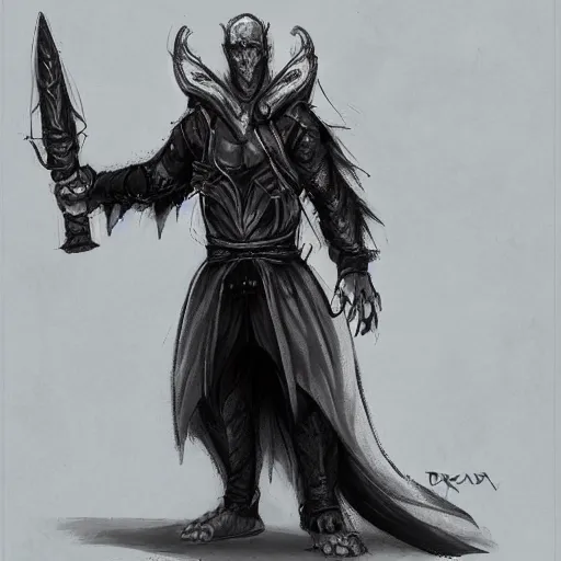 Image similar to portrait of a draconid character in simple robes, carrying a war hammer, trending on art station, character concept art