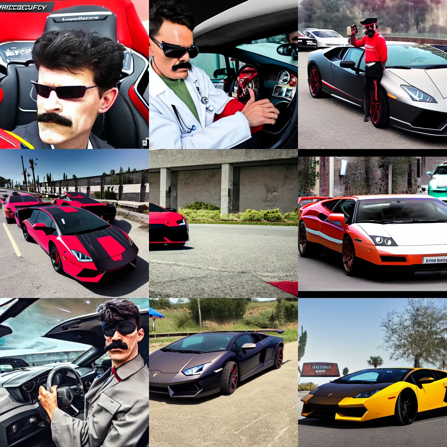 Prompt: doctor disrespect in the lambo