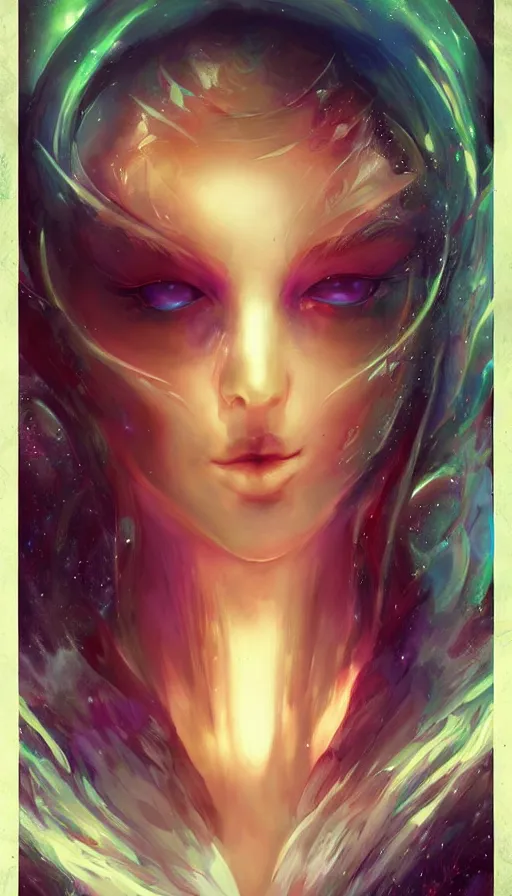 Image similar to psytrance artwork, by charlie bowater