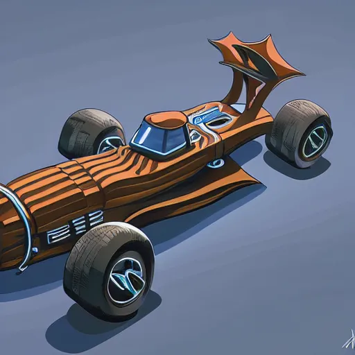Image similar to isometric hotrod drag racer, extended front axle, large back wheels, concept art by petros afshar and christopher balaskas and marius borgeaud and kiliain eng, well proportioned, highly detailed
