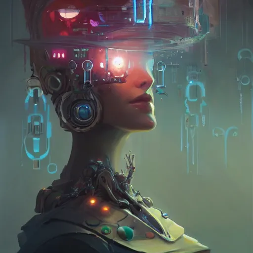 Image similar to portrait of a beautiful cybernetic witch, cyberpunk concept art by pete mohrbacher and seb mckinnon and beksinski and josan gonzales, digital art, highly detailed, intricate, sci-fi, sharp focus, Trending on Artstation HQ, deviantart, unreal engine 5, 4K UHD image