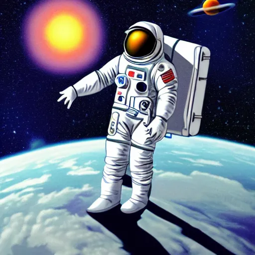 Image similar to spaceman