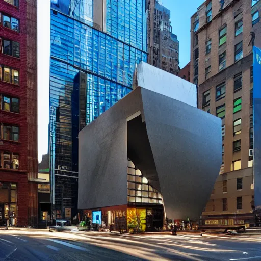 Image similar to the coolest building in new york, architecture