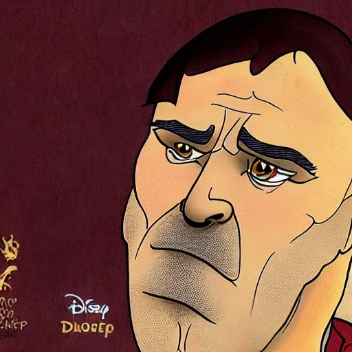 Image similar to stannis baratheon as a disney character