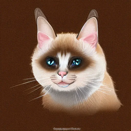 Angry Siamese Cat Gráfico por danmoroboshi · Creative Fabrica