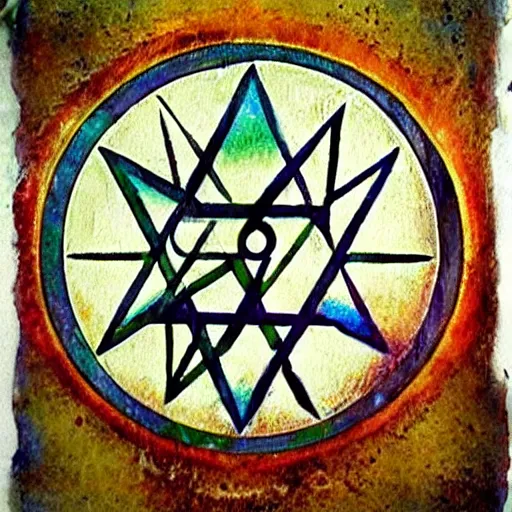 Image similar to abstract symbol of the alchemical great work