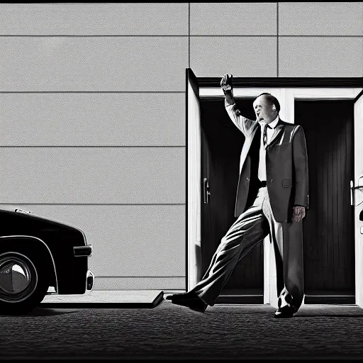 Prompt: better call saul, low contrast, cinematic, photorealistic