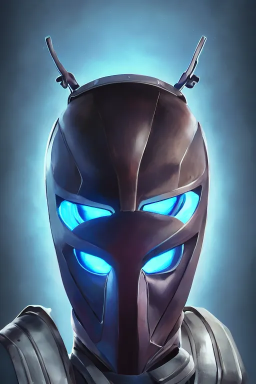 Image similar to epic mask helmet robot ninja portrait stylized as fornite style game design fanart by concept artist gervasio canda, behance hd by jesper ejsing, by rhads, makoto shinkai and lois van baarle, ilya kuvshinov, rossdraws global illumination radiating a glowing aura global illumination ray tracing hdr render in unreal engine 5