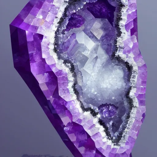 Prompt: amazing amethyst geode, Masterpiece , ultra realistic, ultra detailed, concept art, trending on artstation