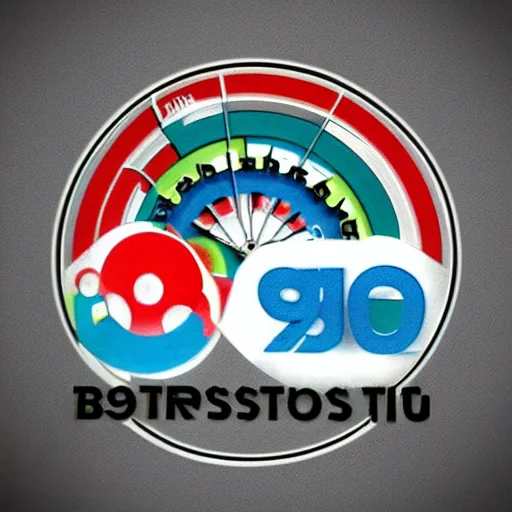 Image similar to a 1960s style tv station logo