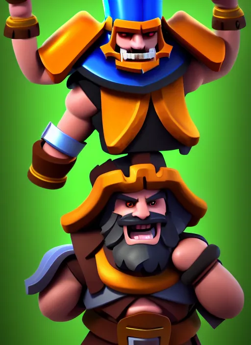 the king from clash royale in real life, realistic,, Stable Diffusion