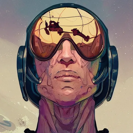 Prompt: a study of cell shaded portrait of brazilian astronaut as Borderlands 3 concept art, llustration, post grunge, concept art by josan gonzales and wlop, by james jean, Victo ngai, David Rubín, Mike Mignola, Laurie Greasley, highly detailed, sharp focus, alien, Trending on Artstation, HQ, deviantart, art by artgem