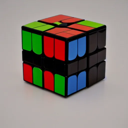 Prompt: rubiks cube designed by escher