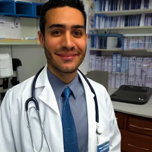 Image similar to steven vazquez as a doctor