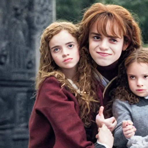 Image similar to hermione granger with her children