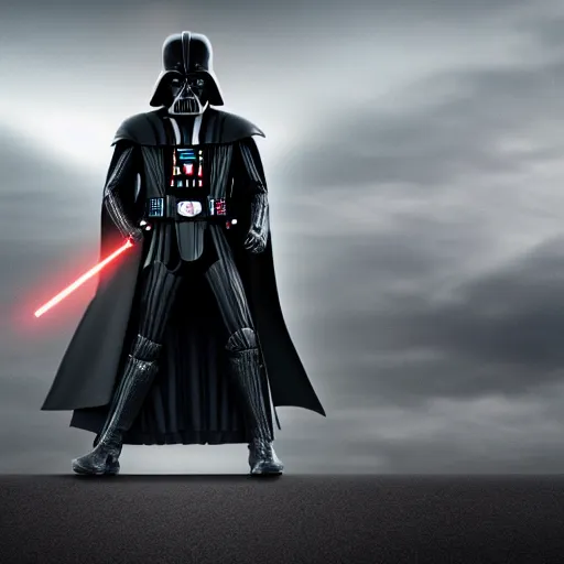 Prompt: A realistic photo of a mixture of Sauron and Darth Vader, hyper-realistic, 8K HDR.