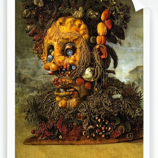 Image similar to a house by arcimboldo, giuseppe