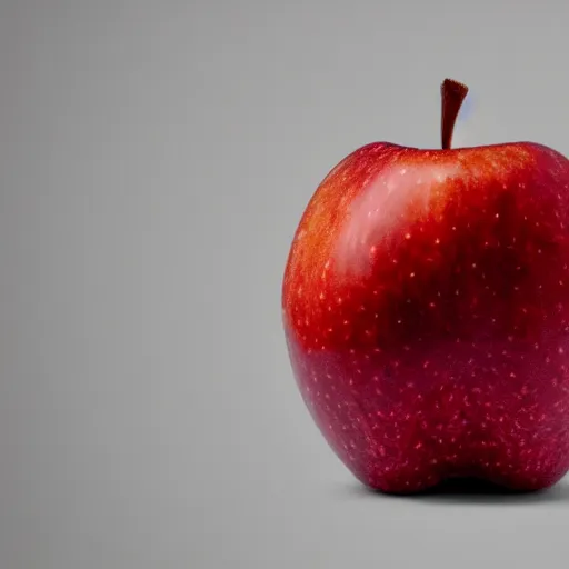 Image similar to 8k illustration of an apple, macro shot, super high resolution, award winning, extremely detailed