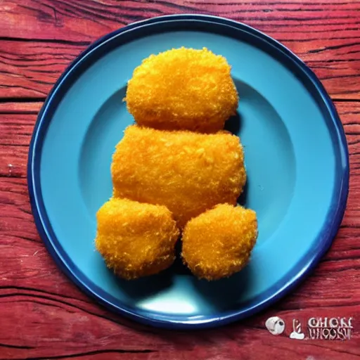Image similar to a chicken nugget monster