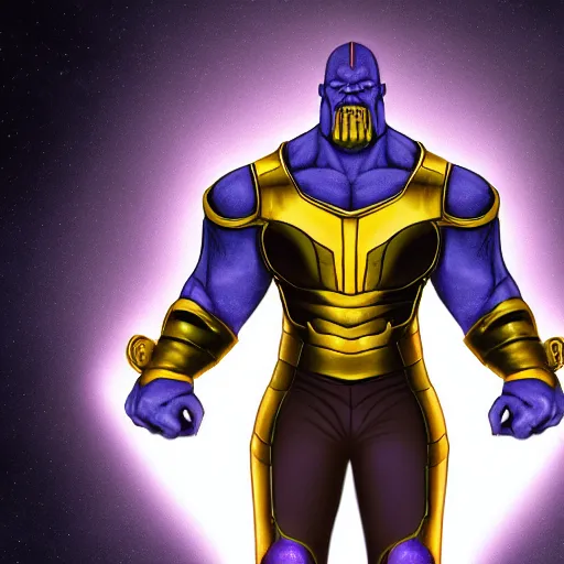 Image similar to Thanos digital art