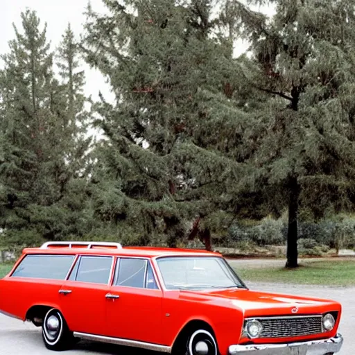 Prompt: 1966 9-passenger station wagon