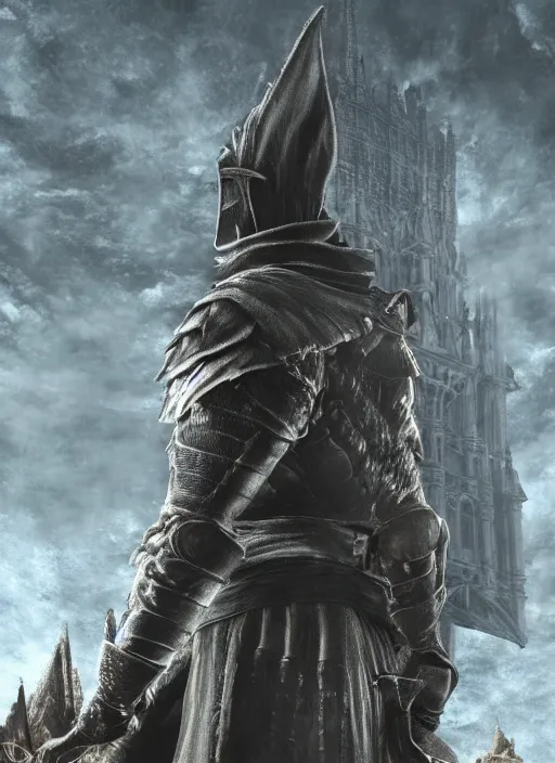 Prompt: portrait of giuseppe conte in darksouls universe in anor londo, studio lights, 8 k hd.