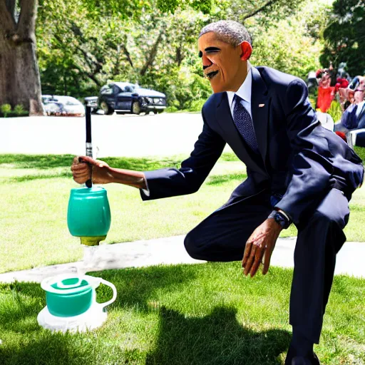 Image similar to Obama demonstrates how to properly hit a bong, highly detailed photo, 8k, award winning photograph