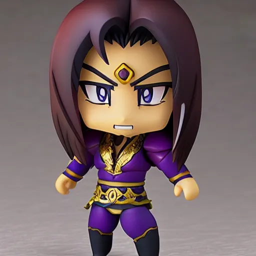 Image similar to shang tsung from mortal kombat, nendoroid, figurine, detailed product photo