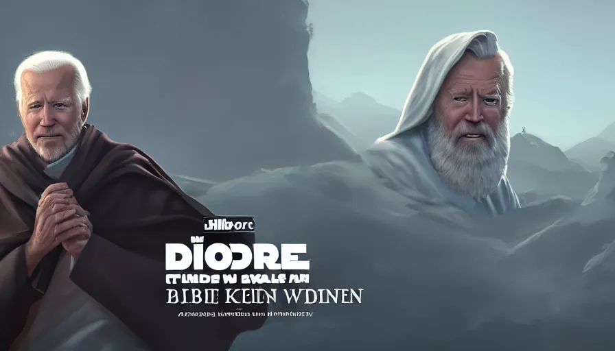 Image similar to joe biden is obi - wan kenobi, billboard images, hyperdetailed, artstation, cgsociety, 8 k