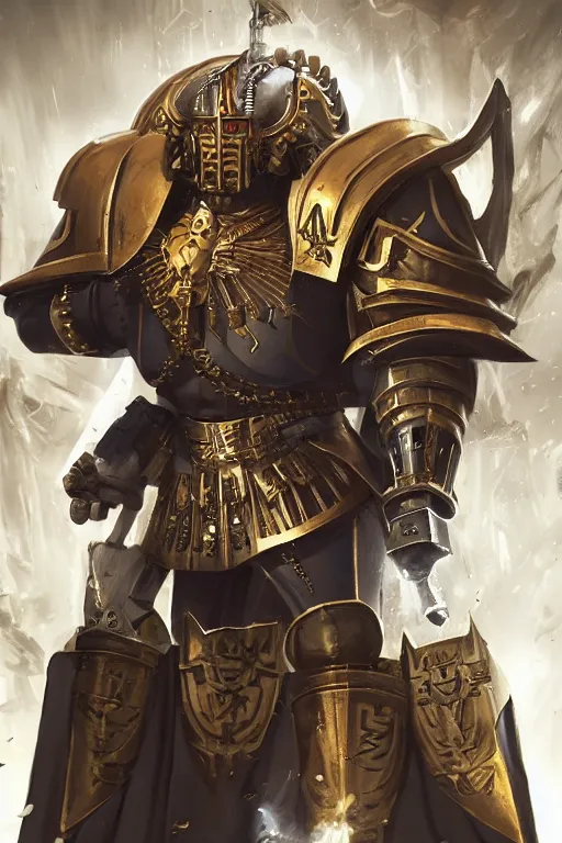 Image similar to queen portrait heros warhammer 4 0 k horus heresy fanart - the primarchs emperor by johannes helgeson animated with vfx concept artist & illustrator global illumination ray tracing hdr fanart arstation zbrush central hardmesh 8 k octane renderer comics stylized