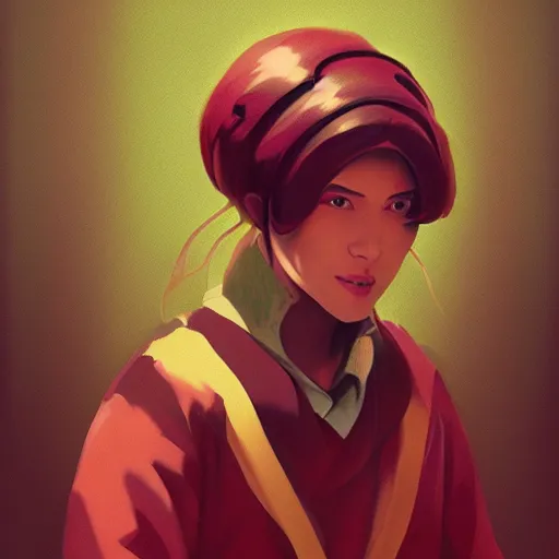 Image similar to Portrait Fanart of of Sukeban Deka (1986), artwork by Sergey Kolesov, arstation,