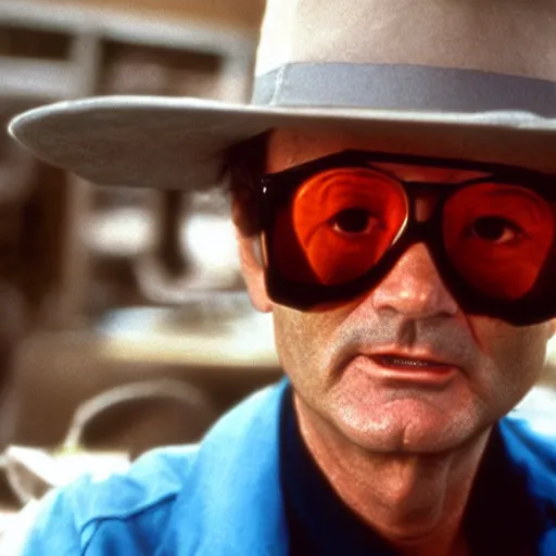 Image similar to bill murray in fear and loathing