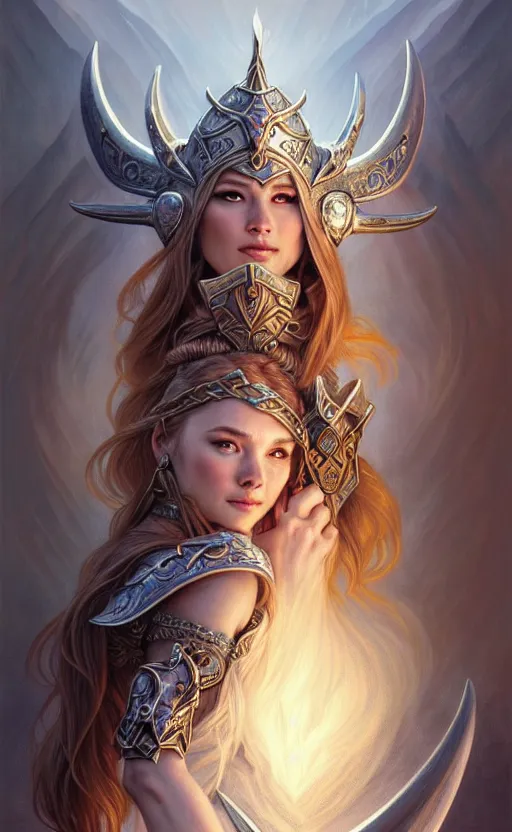 Image similar to opal viking warrior, regal, elegant, winter, snow, beautiful, stunning, hd, illustration, epic, d & d, fantasy, intricate, elegant, highly detailed, wide angle, digital painting, artstation, concept art, smooth, sharp focus, illustration, wallpaper, art by artgerm and greg rutkowski and alphonse mucha and jin xiaodi