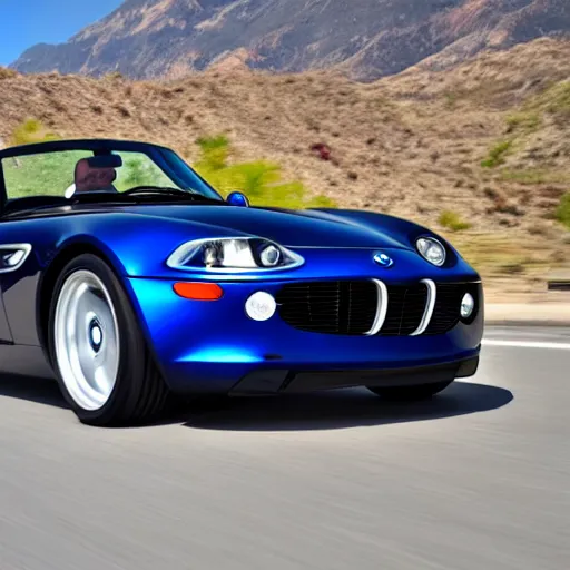 Prompt: a 2 0 0 0 bmw z 8