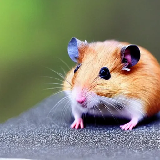 Image similar to fusion between hamster and truck