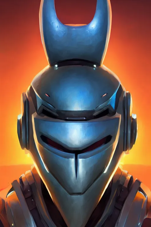 Image similar to epic mask helmet robot ninja portrait stylized as fornite style game design fanart by concept artist gervasio canda, behance hd by jesper ejsing, by rhads, makoto shinkai and lois van baarle, ilya kuvshinov, rossdraws global illumination radiating a glowing aura global illumination ray tracing hdr render in unreal engine 5