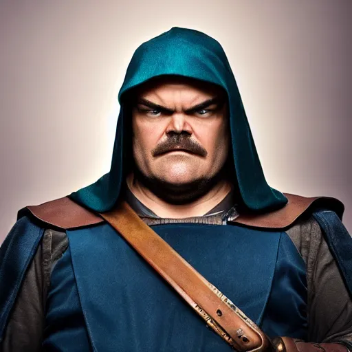 Image similar to jack black as doctor doom, marvel, photography, movie,